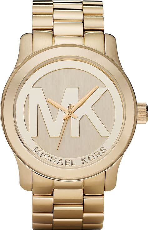 michael kors mk5473 logo watch|Michael Kors Ladies Runway Yellow Gold Watch .